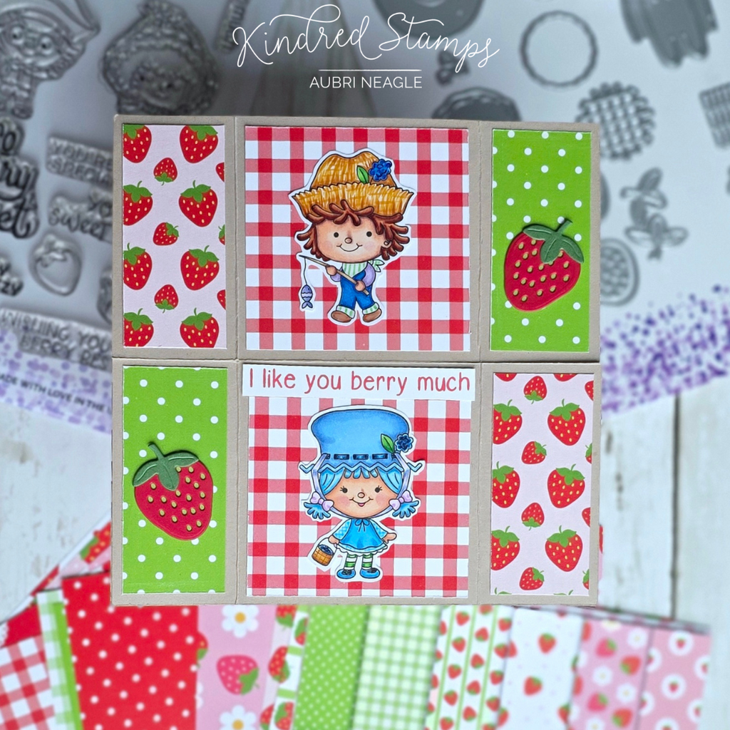 Sweet Strawberries Paper Pack