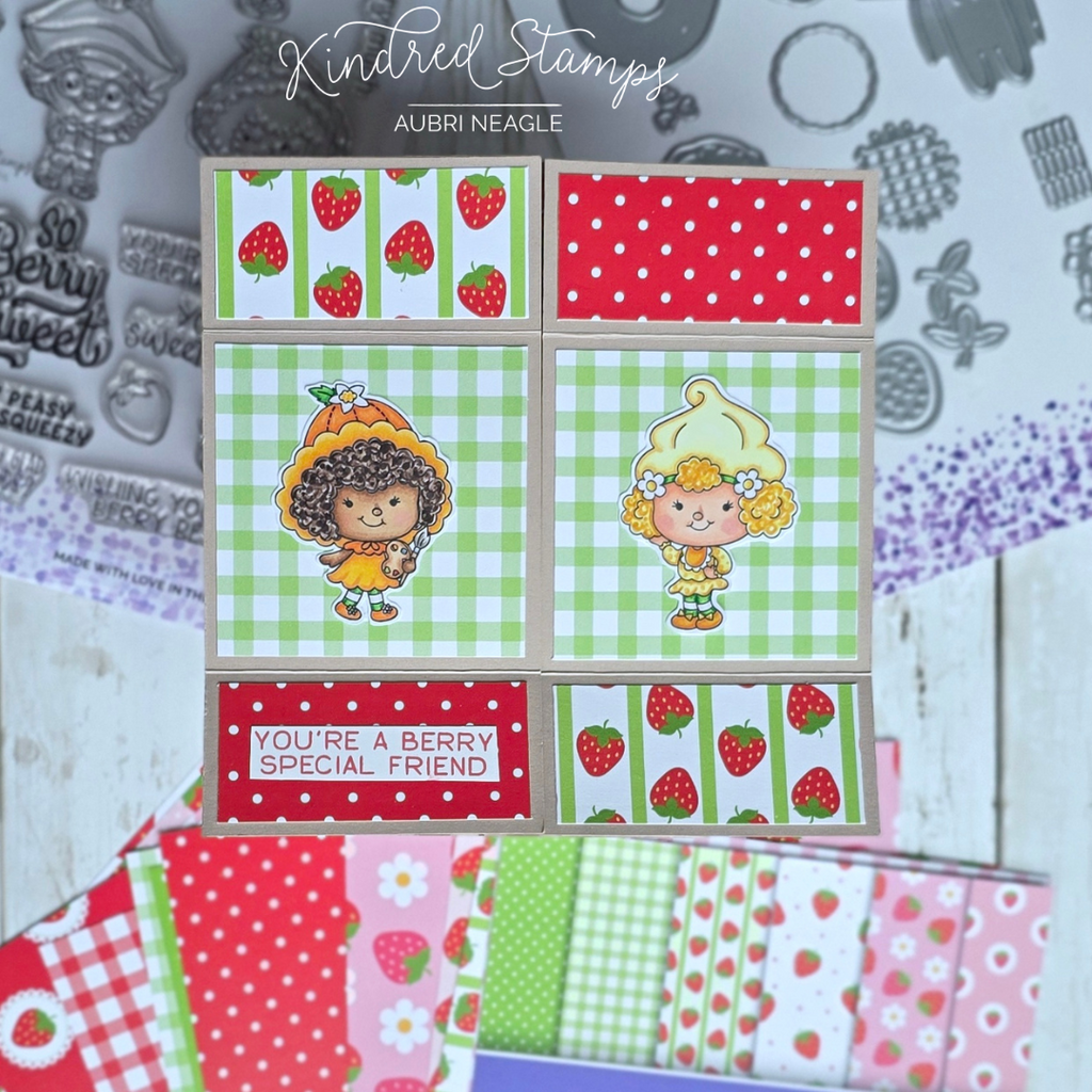 Sweet Strawberries Paper Pack