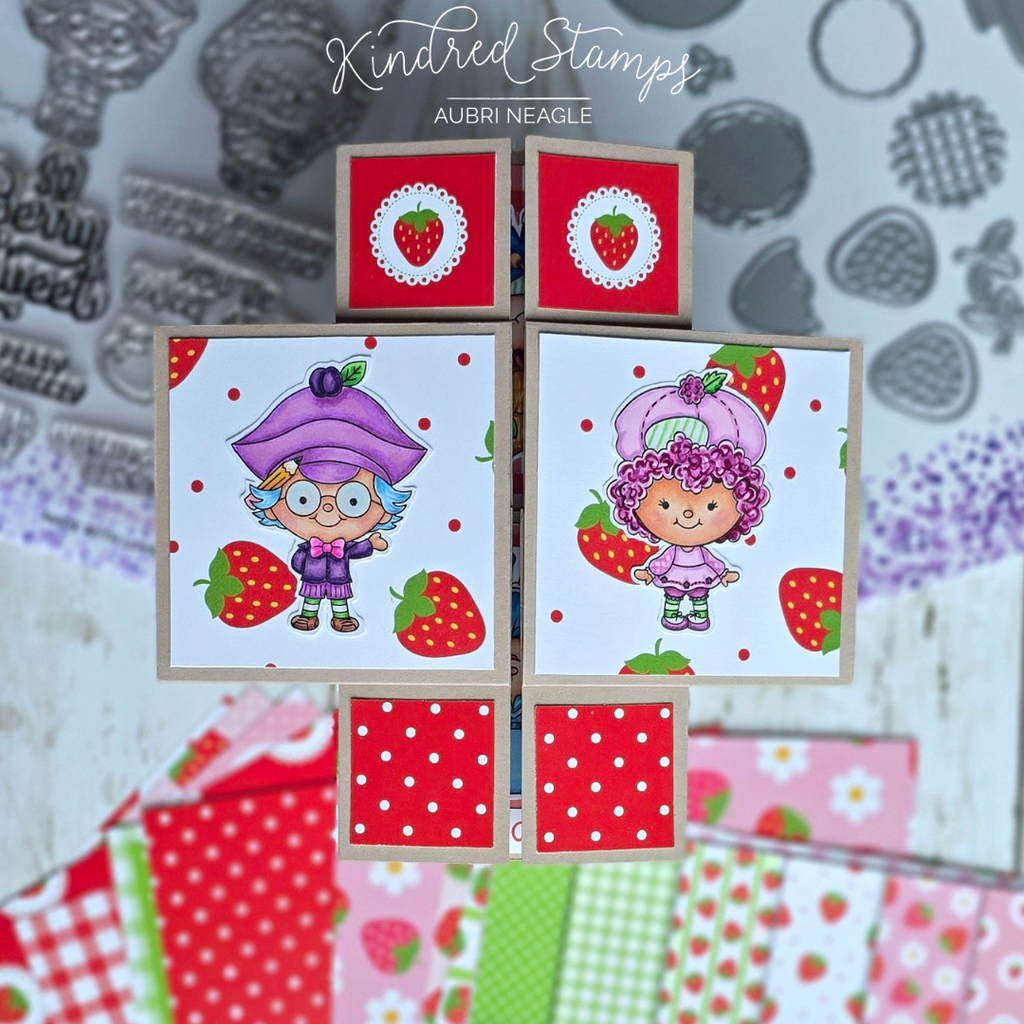 Sweet Strawberries Paper Pack